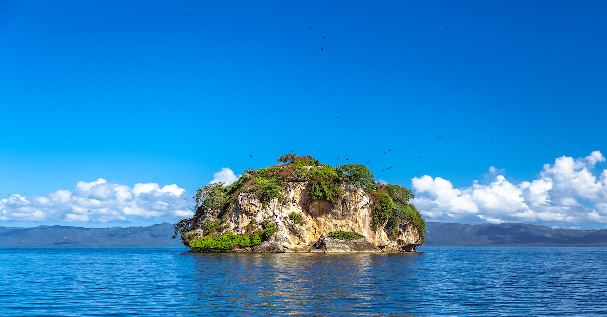 Isla cercana a la Península de Samaná