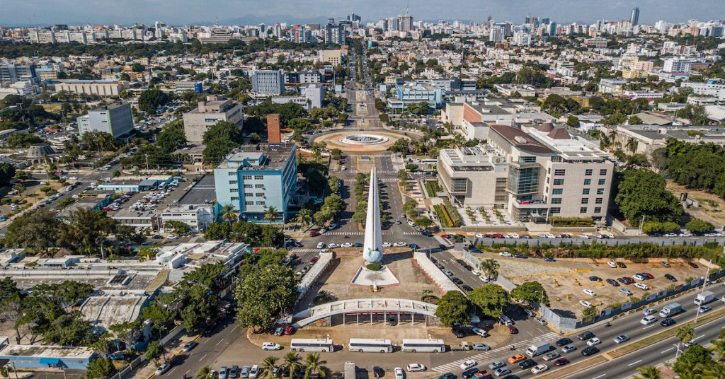 vista aérea de Santo Domingo